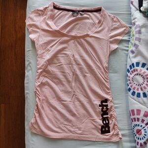 Bench Women's Light Pink Short Sleeve Tee